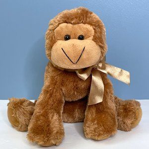 Beautifully Detailed Soft Brown‎ Monkey Lovey 12" Plush Stuffed Animal Toy